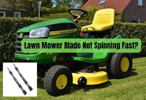 blades not spinning on lawn mower|lawn mower blade spins freely.